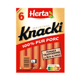 Saucisses Knacki x 6