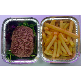 Steack haché + frites