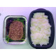 Beef Steak + plain white rice