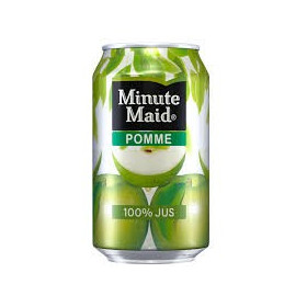 Jus de pomme canette 33cl