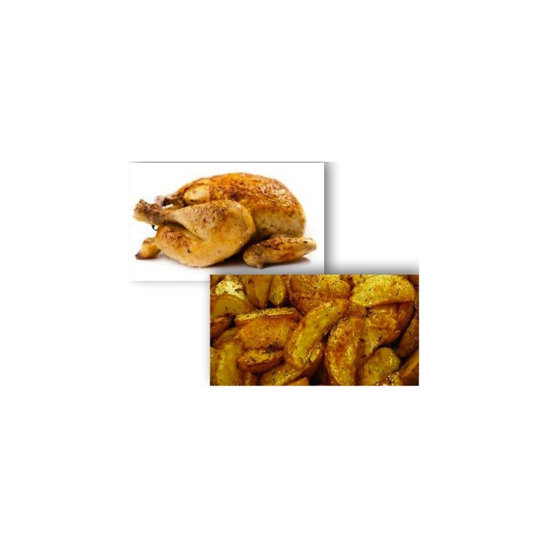 Demi poulet rôti + Potatoes