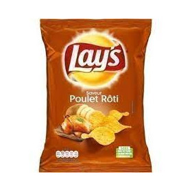 Chips Poulet braisé 45gr paquet individuel