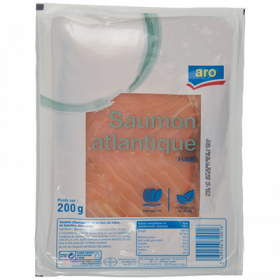 Saumon fumé Atlantique 200g
