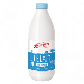 Lait demi écrémé 1l