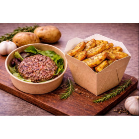 Steack haché + potatoes